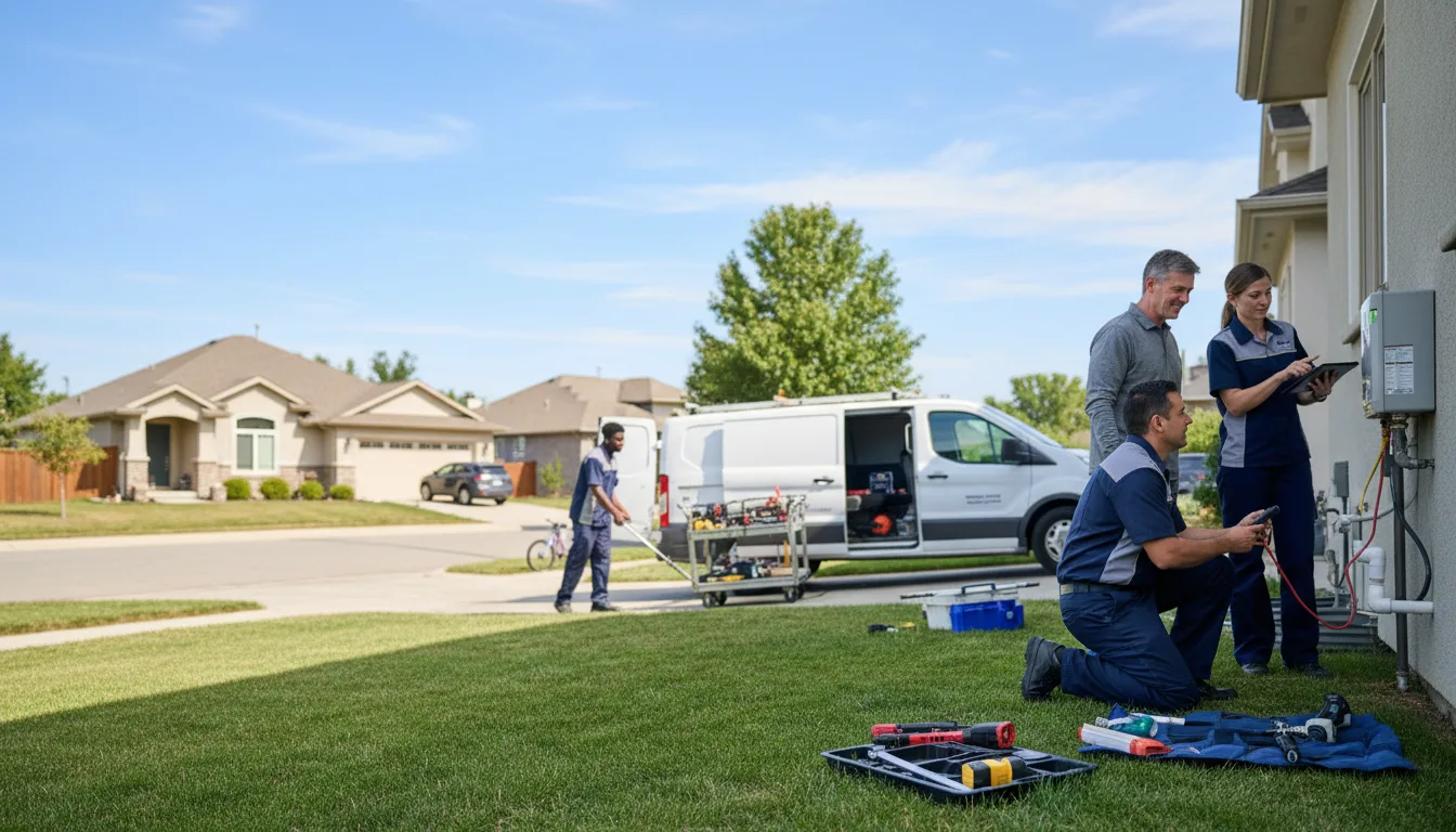 Tankless water heater service in Thompson, OH